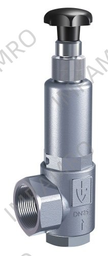 VALVE OVERFLOW S.STEEL, S.STEEL SPRING #453BGFO DIN 40