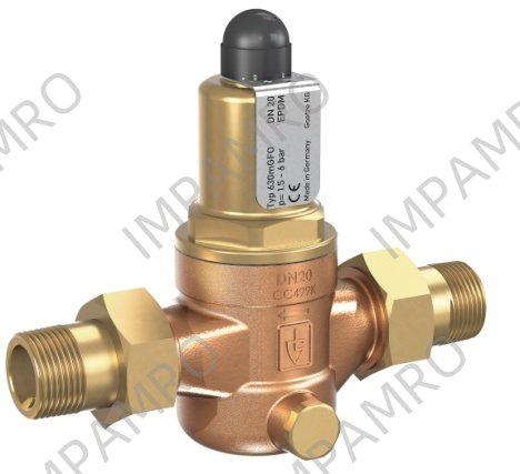 VALVE OVERFLOW GUNMETAL, #630MGFO DIN 15