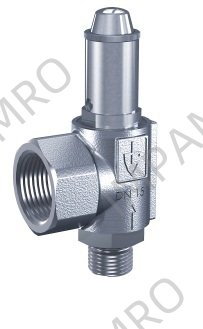 VALVE SAFETY S.STEEL #451BGFK, DIN 0.5-50 BAR G1-1/4" & 2"