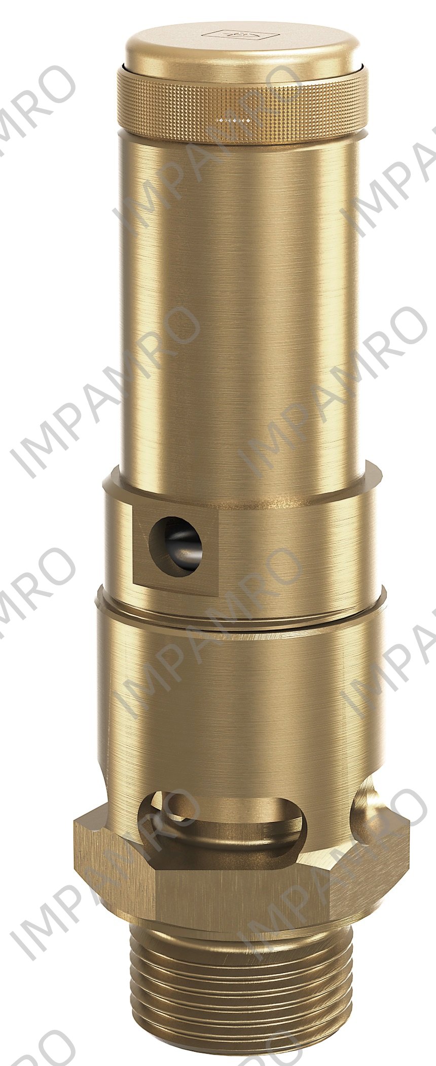 VALVE SAFETY BRASS DIN #810SGK, PTFE SEAL DN10