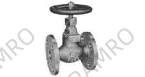 GLOBE VALVE BRONZE FLANGED-END, F7301 5KG-15MM