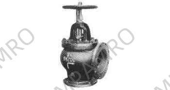 ANGLE VALVE CAST-STEEL FLANGED, F7312 5KG-300MM