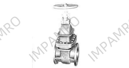 GATE VALVE CAST-IRON FLANGED, F7364 10KG-100MM