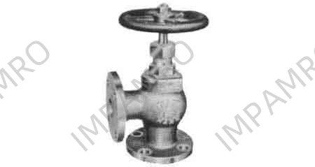 ANGLE VALVE SCREW DOWN CHECK, BRONZE FLANGED F7352 5KG-40MM
