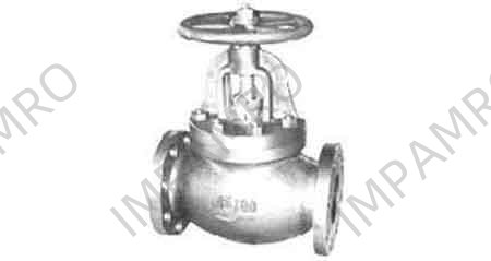 GLOBE VALVE SCREW DOWN CHECK, C-IRON FLANGED F7377 16K-200MM
