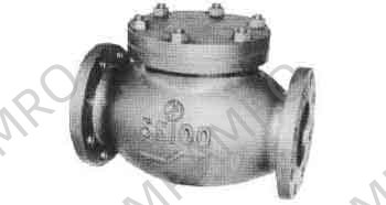 GLOBE VALVE LIFT CHECK C-IRON, FLANGED F7358 5KG-100MM