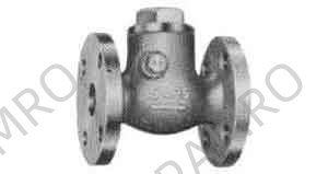 SWING CHECK VALVE BRONZE, FLANGED F7371 5KG-40MM