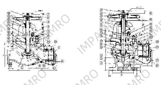 ANGLE HOSEVALVE C-IRON W/SCREW, ANSI-NFPA JMS7305 10K-2-1/2"