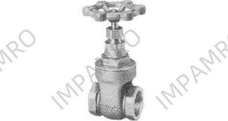 GATE VALVE BRONZE SCREWED, 150LBS PT1