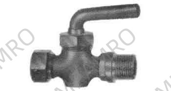 DRAIN COCK WITH LEVER HANDLE, BRONZE MALE&FEMALE PT1/2