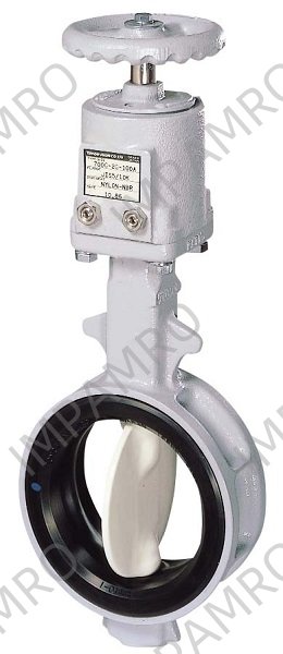 BUTTERFLY VALVE WAFER TYPE, CENTRAL HANDLE ACTUATOR 10"
