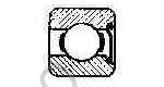 BALL BEARING SINGLE ROW, DEEP GROOVE NO.6004Z