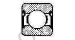 BALL BEARING SINGLE ROW, DEEP GROOVE NO.6004ZZ