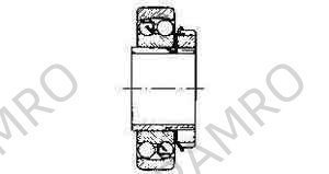 BALL BEARING DOUBLE ROW, DEEP GROOVE NO.1208K