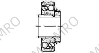 BALL BEARING DOUBLE ROW, DEEP GROOVE NO.1322K