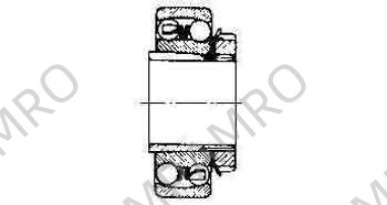 BALL BEARING DOUBLE ROW, DEEP GROOVE NO.2222K