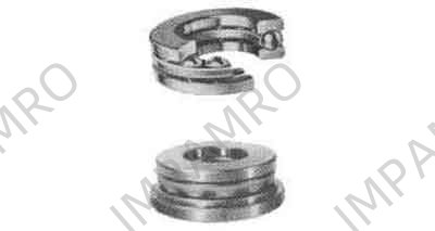 BALL BEARING SINGLE THRUST, WITH FLAT SEAT NO.51115