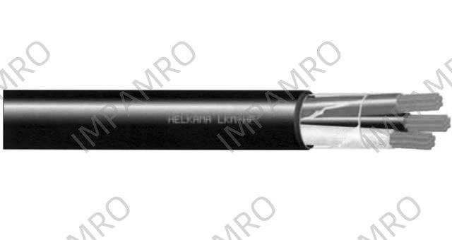 CABLE HALOGEN-FREE UNARMOURED, LKM-HF 0.6/1KV 4.0MM2X4C 28AMP