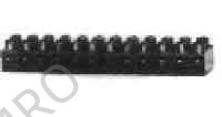 TERMINAL STRIP SEPARATABLE, MOLDED 12-POLE 380V 25A