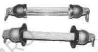 INSULATOR ANTENNA TYPE A, PORCELAIN W/GALV IRON 350X30MM