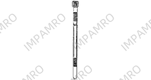 CABLE TIE SELF-LOCKING NYLON, UV-RESISTANT 300MM 100'
