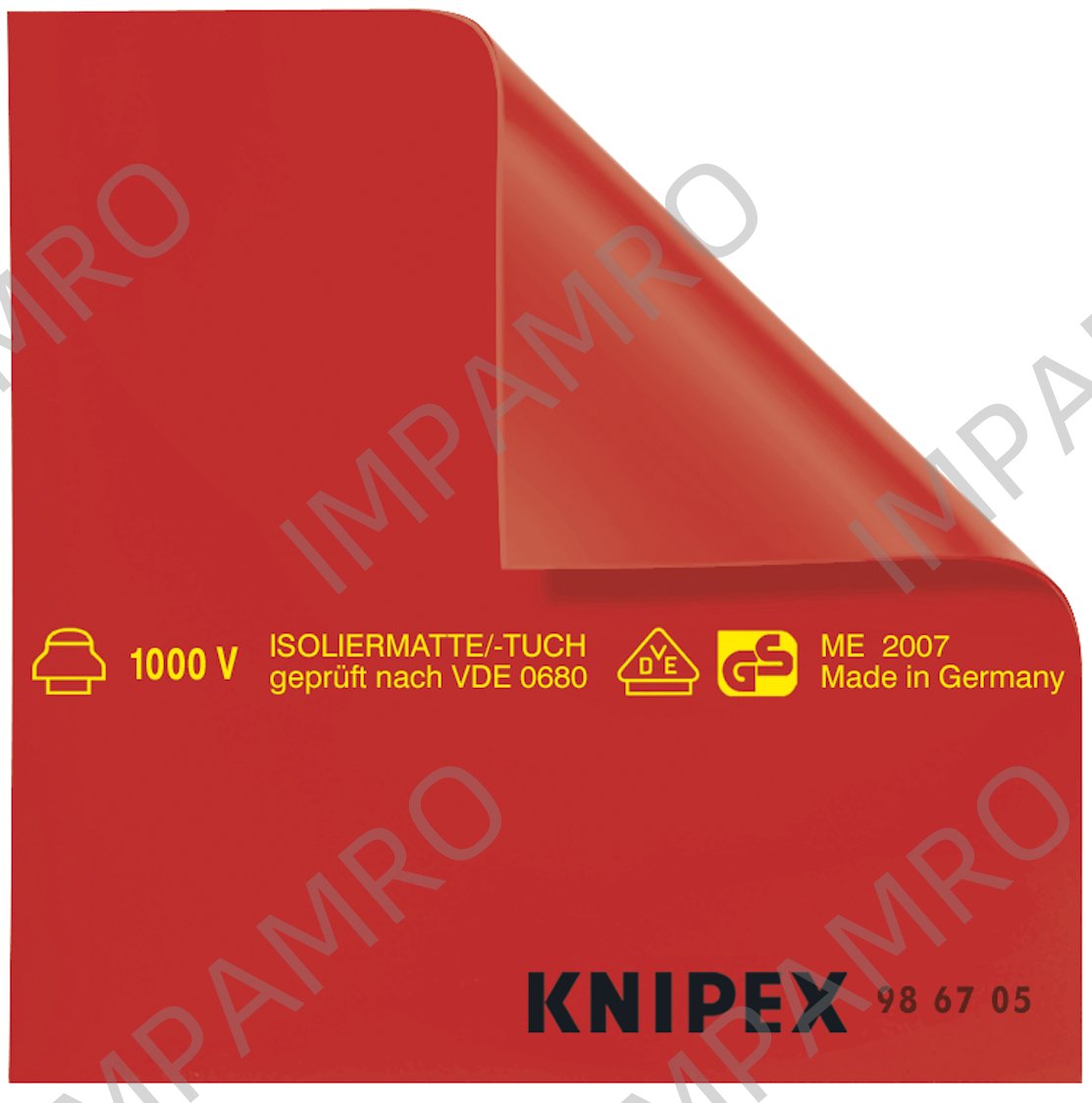 MAT INSULATING FROM RUBBER, 10000X1000X1MM
