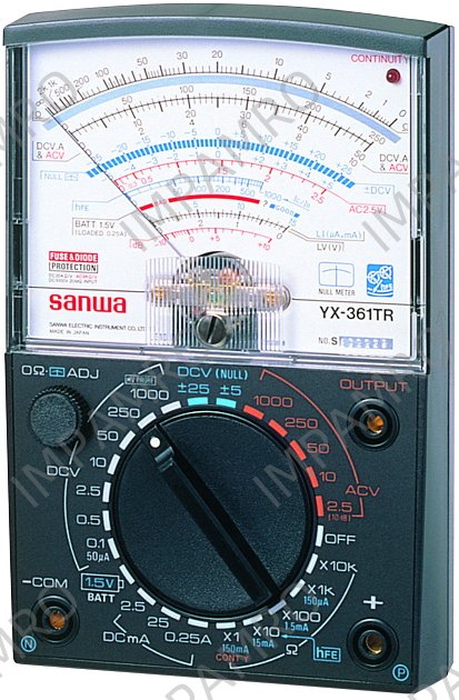 AVO METER YX-361TR, ZERO CENTER & CONTINUITY LED