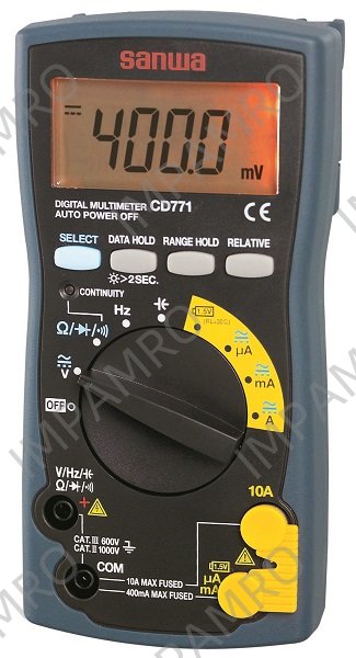 MULTI TESTER DIGITAL COMPACT, MODEL CD-771