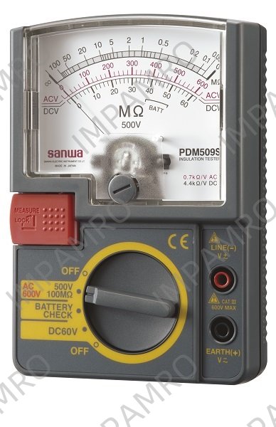 INSULATION TESTER 0-600V, 0.01-10GOHM FLUKE 1507