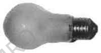 LAMP VS FROSTED E-26, 220-240V 25W