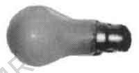 LAMP VS FROSTED B-22, 110-120V 20W