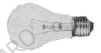 LAMP VS CLEAR E-26, 110-120V 150W