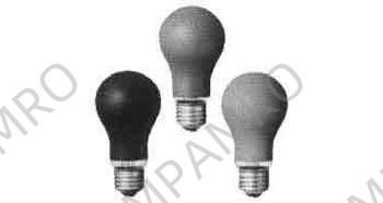 LAMP COLORED E-26, 110-120V 40W GREEN