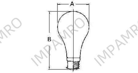 LAMP EMERGENCY BATTERY B-22, 24V 40W