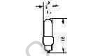 LAMP PILOT MINIATURE S5.5-0, 18V 0.05A 5X16MM