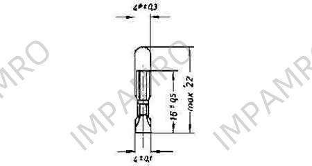 LAMP TELEPHONE INDICATOR T4.6, (20) 30V 40MA 4.6X22MM