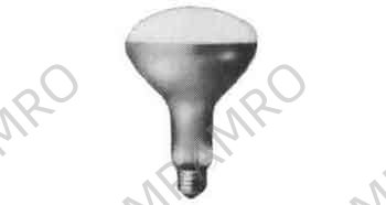 LAMP REFLECTOR FLAT RF, INDOORUSE E-26 220-230V 300W