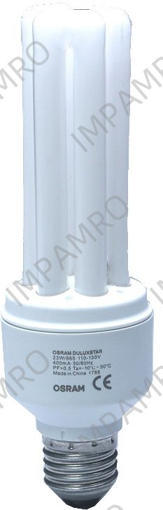 LAMP ENERGY SAVING COMPACT FL, 130VAC 9W E14 T4-2U 40X135MM