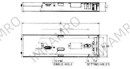 FL CEILINGLIGHT NON-WATERTIGHT, SURFACE AC220V KQB401 40WX1