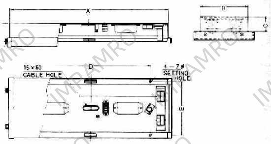 FL CEILINGLIGHT NON-WATERTIGHT, RECESS AC100/115V KQA201 20WX1