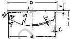 GLASS GLOBE FLANGE TYPE F350B