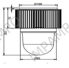 REPLACEMENT LED MODULE CLEAR, 100-240V A/DCC 30W