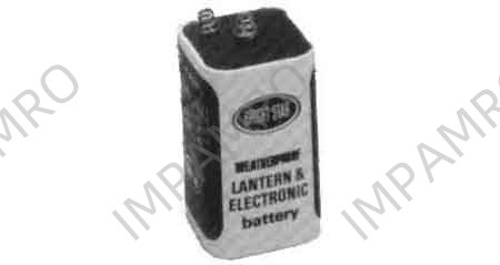 BATTERY DRY LANTERN 6V, SPRING TYPE