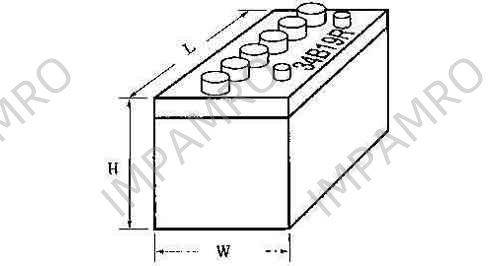 BATTERY WET CELL 70B24R 12V, 46AMP/5HR L238XW128XH227MM