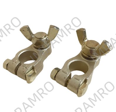 BATTERY TERMINAL - W/WING NUT, & BOLT FOR BATTERY TYPE C-H