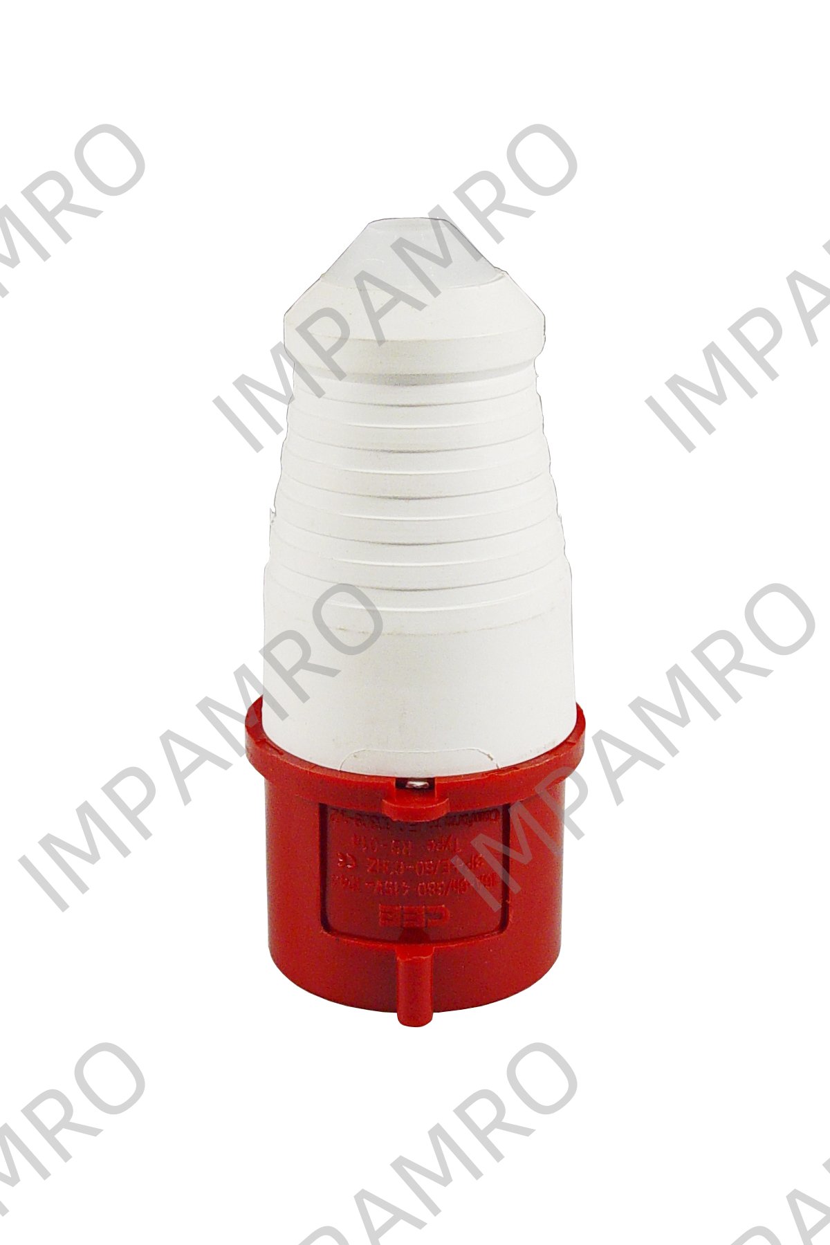 PLUG CEE MALE AC380V RED 4P, 125AMP 6H IP67