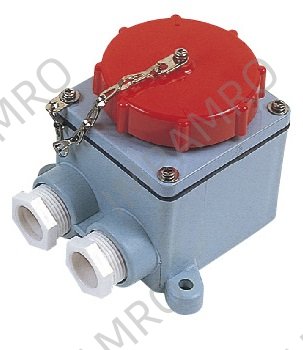 RECEPTACLE W/TIGHT IEC 3P+E, AC380-415V/440-460V RED RI2-3