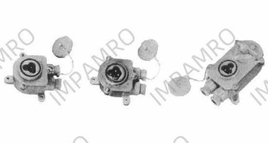 RECEPTACLE WATERTIGHT 4PIN, TYPE-2M SYNTHETIC RESIN