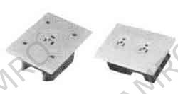 RECEPTACLE CABIN FLUSH SINGLE, STAINLESS STEEL PLATE