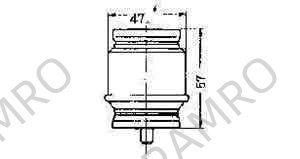 FUSE DIN TYPE DIAZED TIME-LAG, R2 AC500V 200A